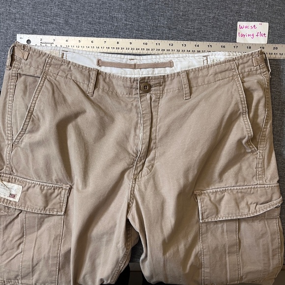 Ralph Lauren Denim & Supply Military Flag Pockets Cargo Pants - Men's Size 38*29 - Picture 8 of 13